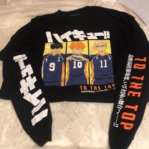 Haikyu!! Graphic Tee XL TO THE TOP
